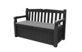 Outdoor Storage Bench 265L – Weather-Resistant Garden Seat - EVERNEST HOME & GARDEN