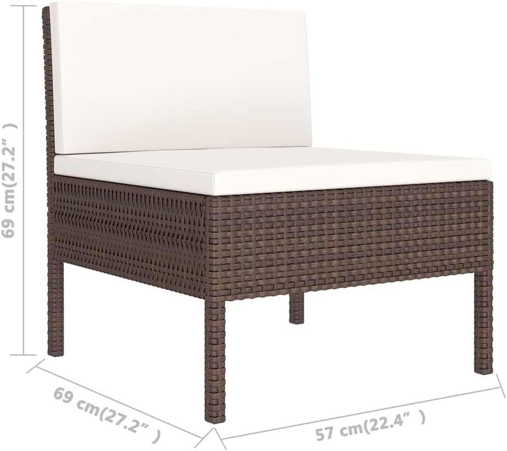 12-Piece Outdoor Patio Lounge Set with Cushions - EVERNEST HOME & GARDEN