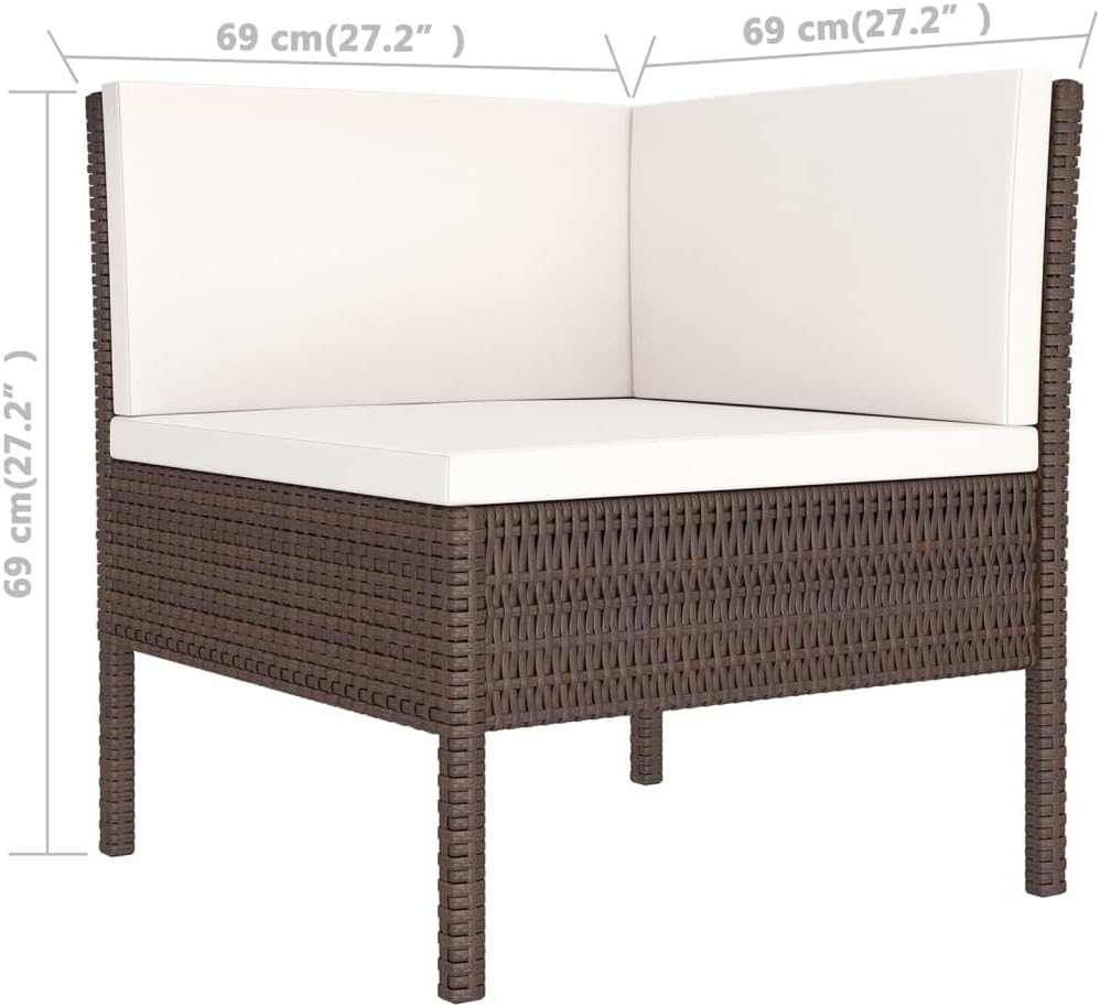12-Piece Outdoor Patio Lounge Set with Cushions - EVERNEST HOME & GARDEN
